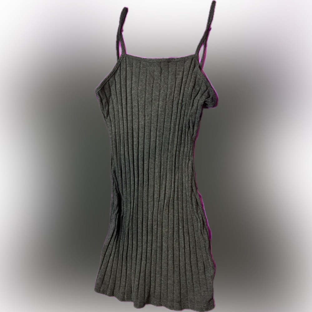Gray Mini Dress